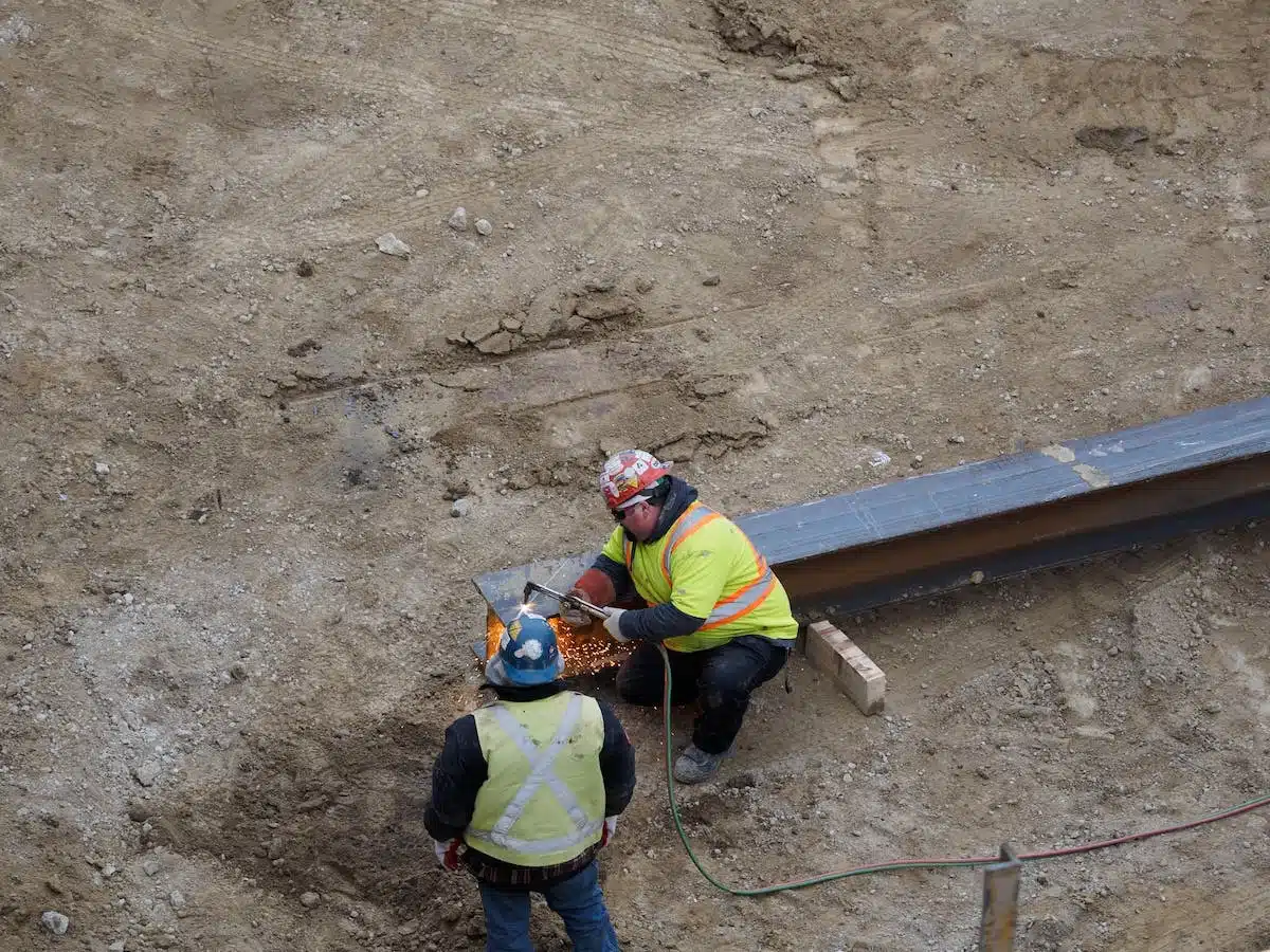 tranchée  construction
