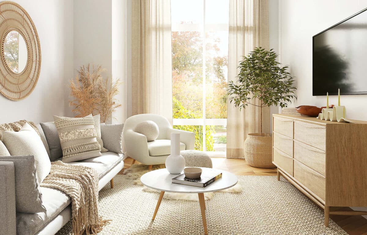 Transformer son salon en un espace cosy grâce à des meubles adaptés 