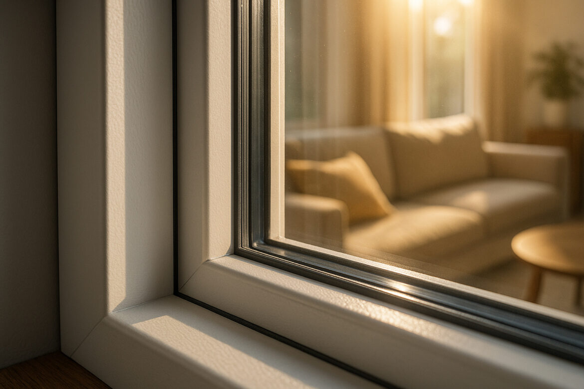 Photo hyperrealiste d'une fenêtre moderne avec lumière naturelle