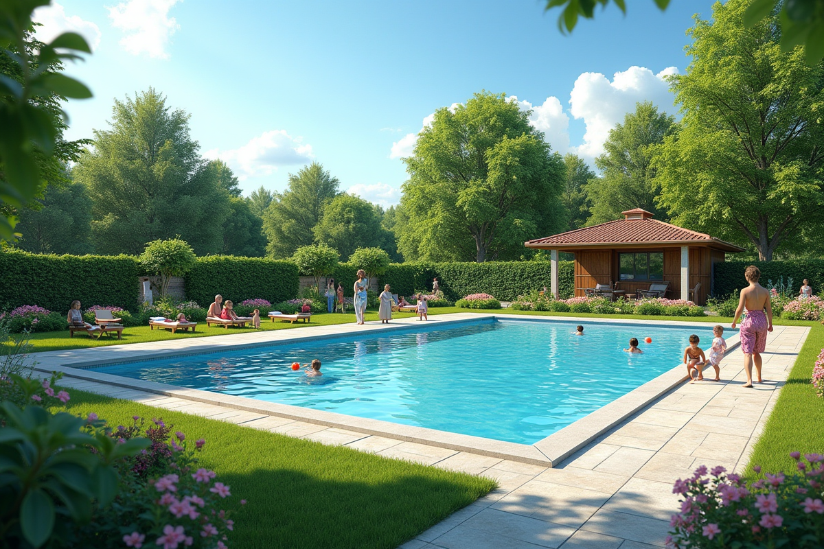 piscine jardin