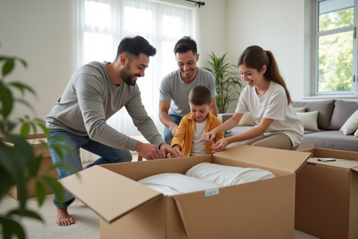 cartons déménagement