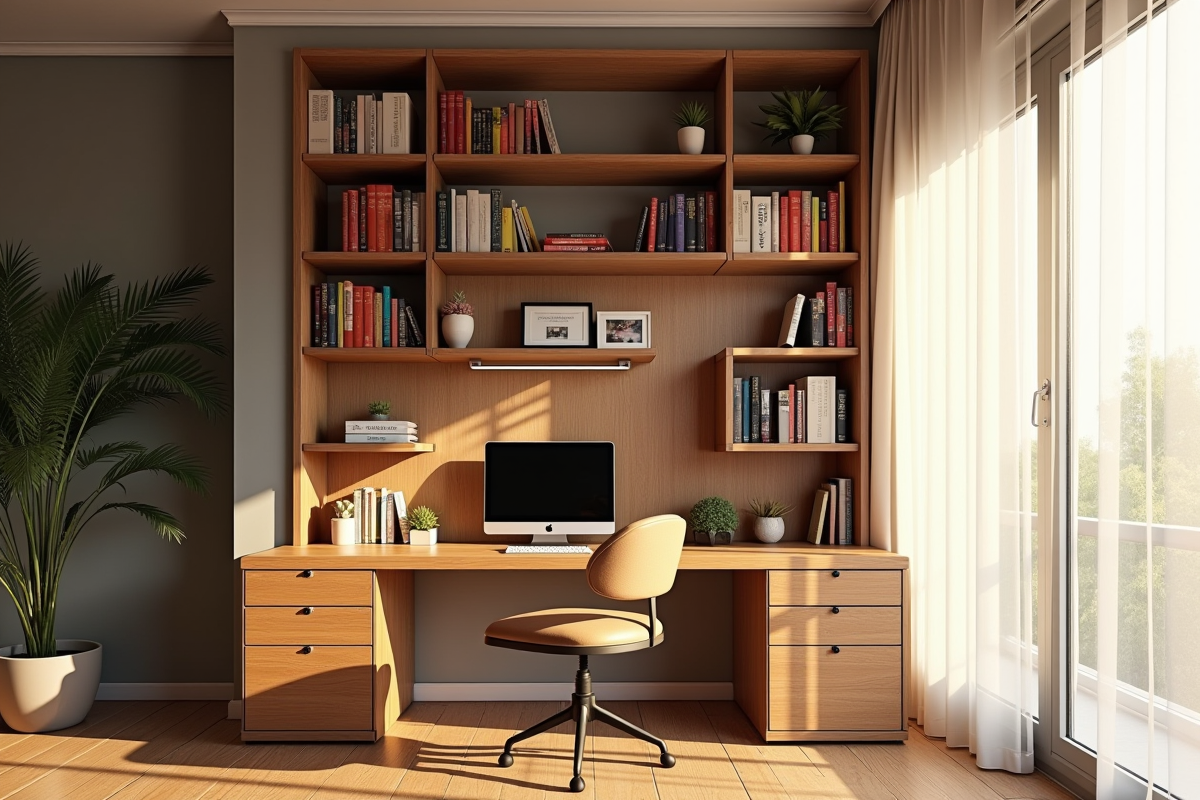 bibliothèque bureau