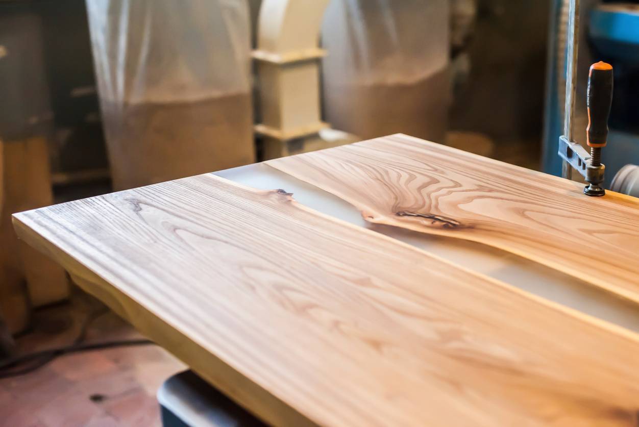 plateau rond en bois pour fabriquer une table